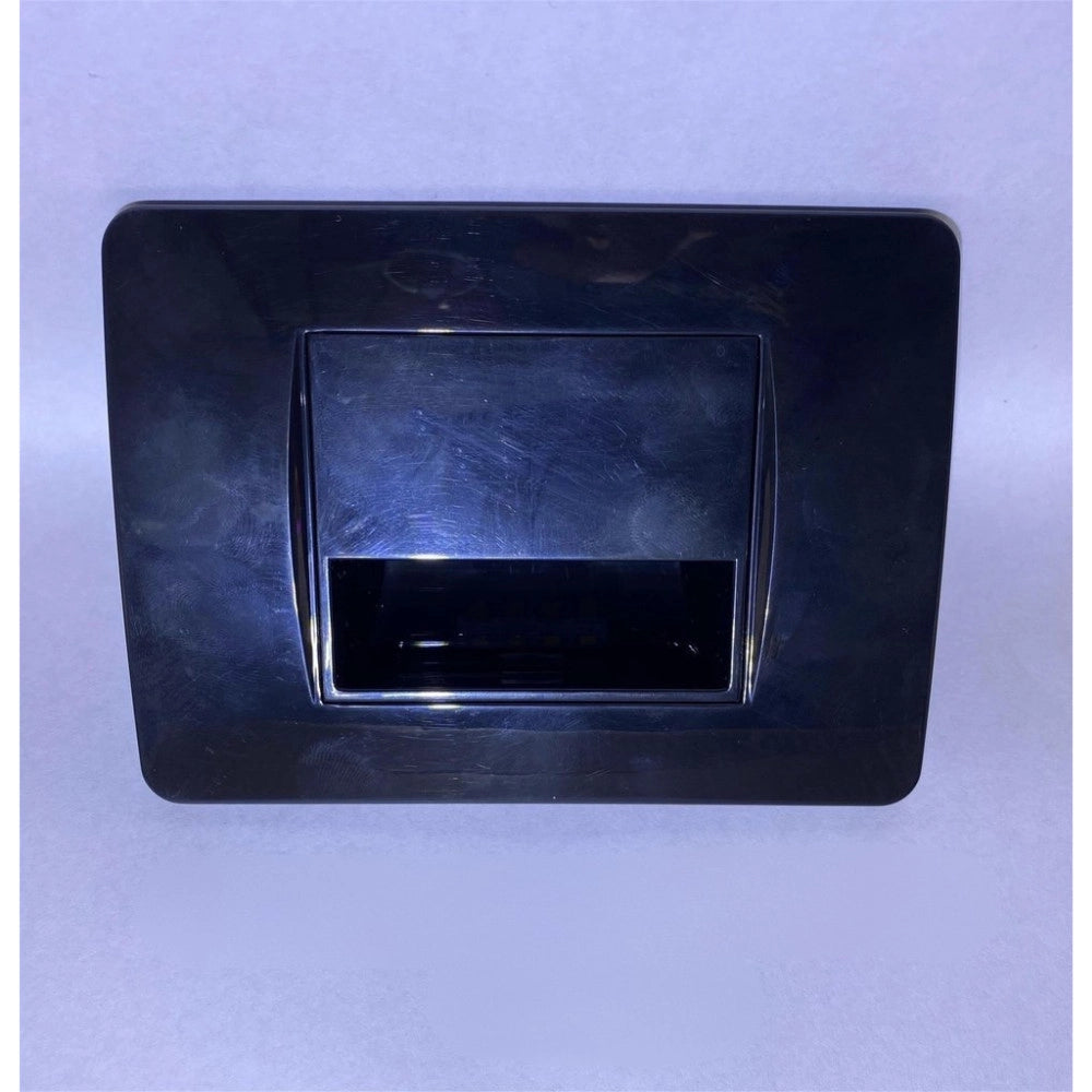 Trade Shop - Segnapasso Led Da Incasso Nero 1.6w Luce Bianca Per Scale E Corridoi -
