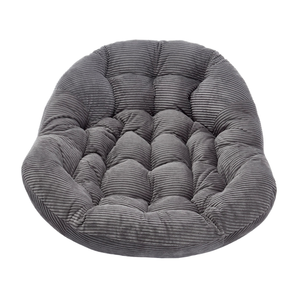 POLTRONA A DONDOLO 78x106x90 cm Rattan sintetico Grigio