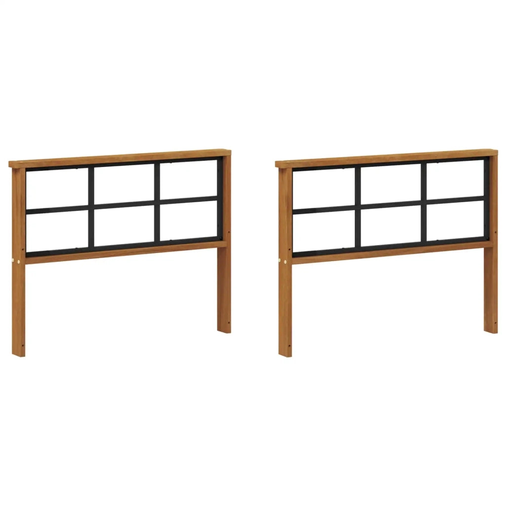 Bracciolo 2 pz Naturale 78,5 x 6 x 61 cm 900583