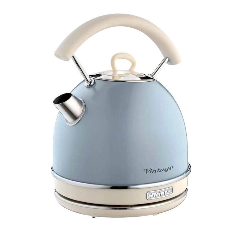 Bollitore elettrico 1,7L - Infusi, tè e tisane - Autospegnimento - 2000W - Acciaio Inox - Celeste