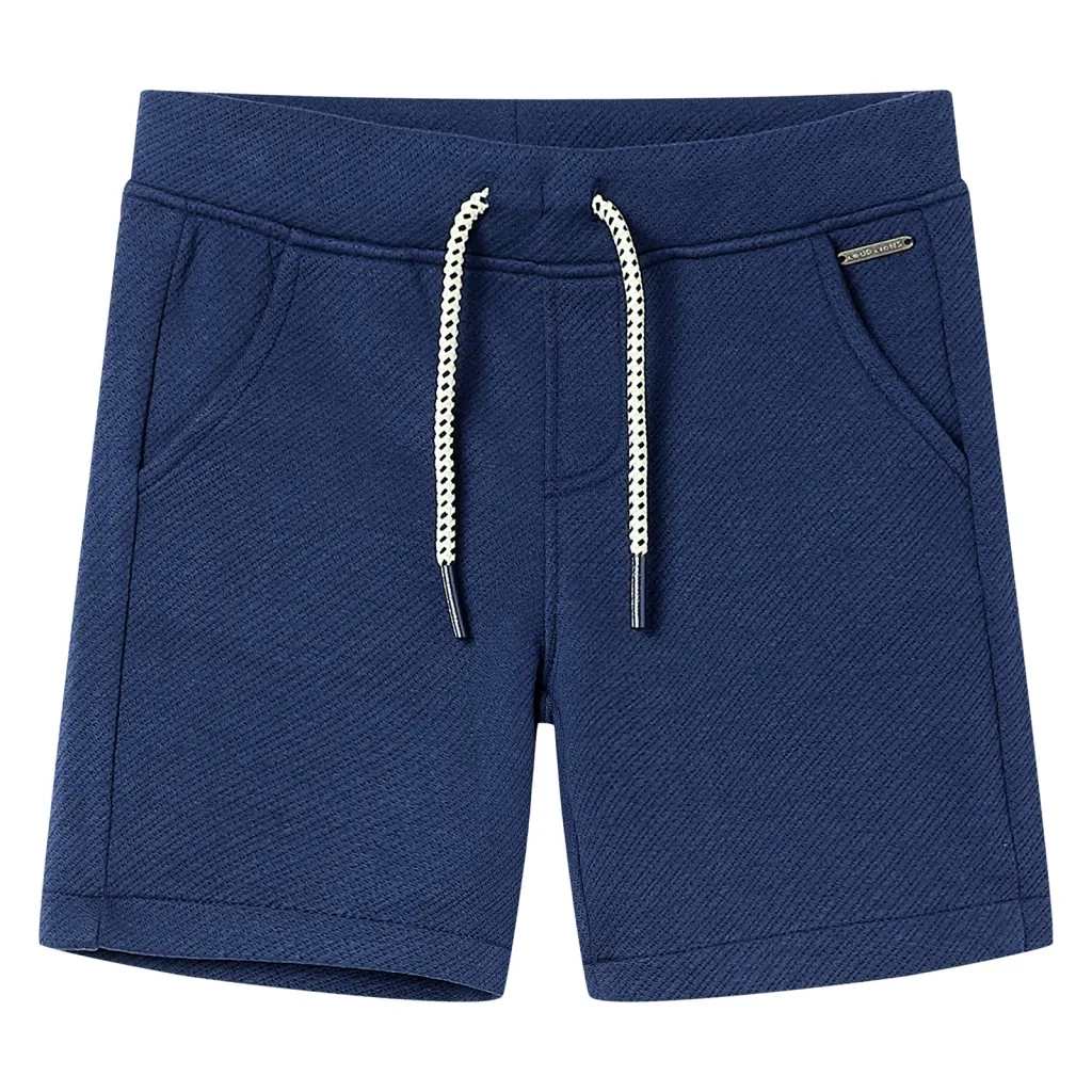 Pantaloncini per Bambini con Coulisse Blu Scuro 140cod mxl 115171