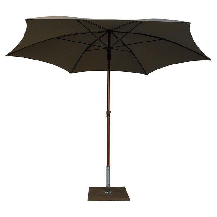 Ombrellone da Giardino Ø2,8 m Palo Ø35 mm in Alluminio Maffei Madera Tortora