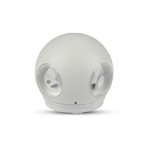 4w LED Wall Light Bianco bianco Round 4000K IP65