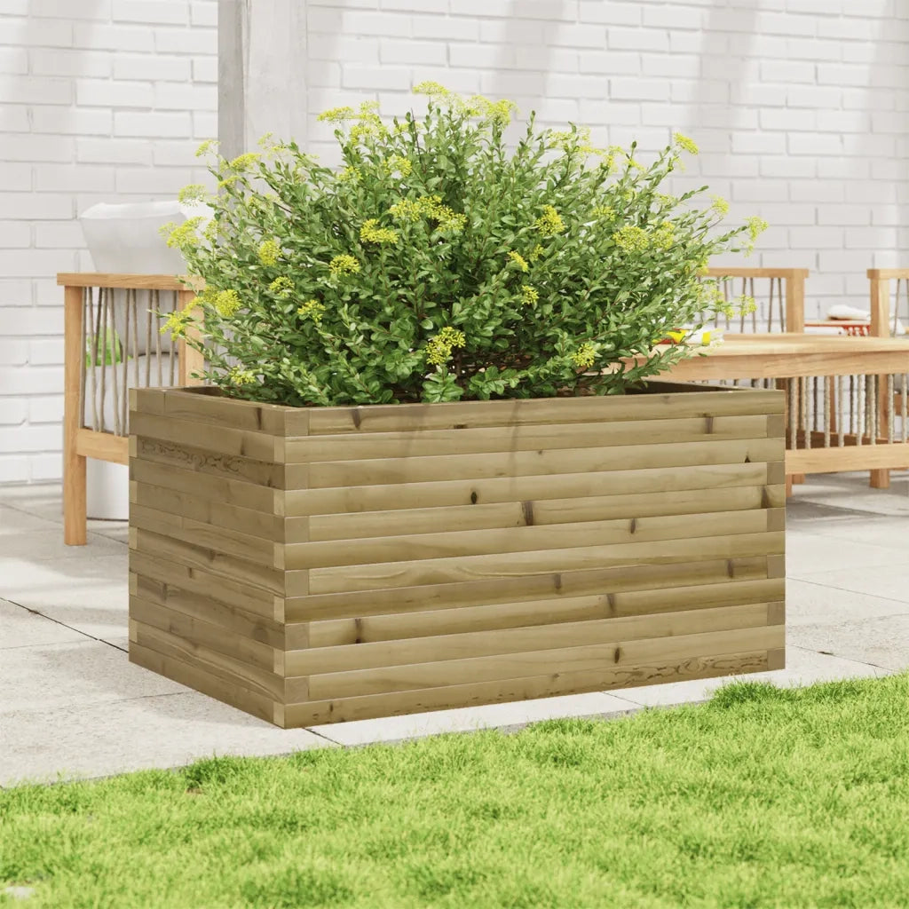 Fioriera da Giardino 90x60x46 cm in Legno di Pino Impregnato 3282458