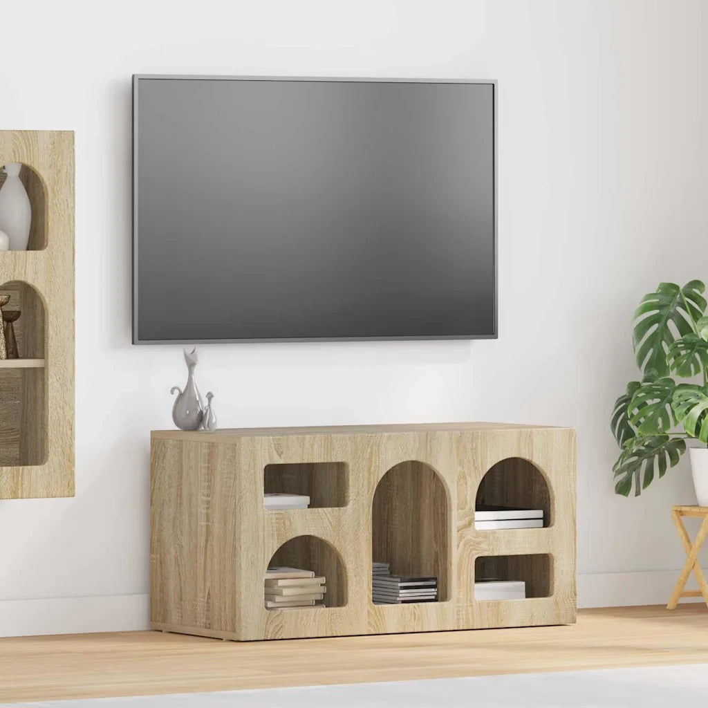 Mobile TV Rovere Sonoma 80 x 35 x 40 cm Legno multistrato 891276