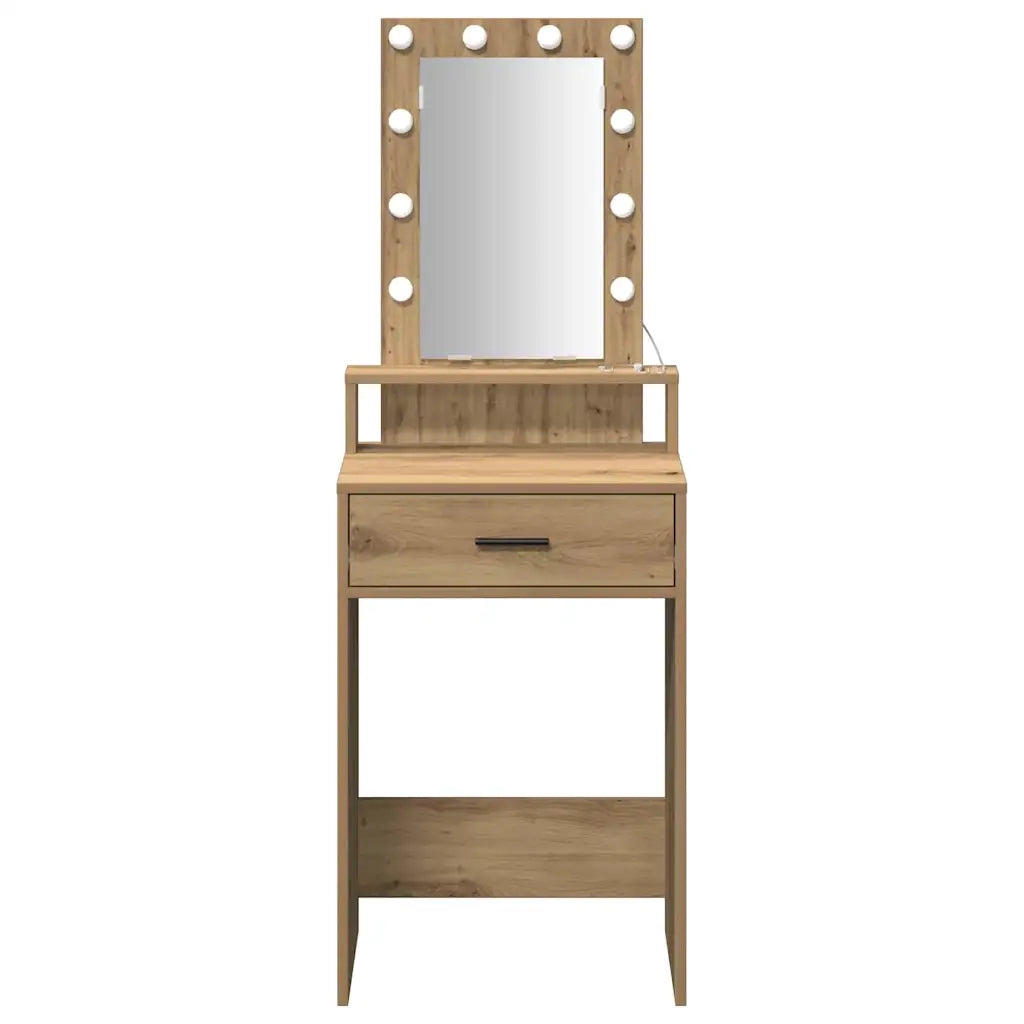 Toeletta | Tavolo da Trucco Marrone 50 x 41 x 140 cm Legno multistrato
