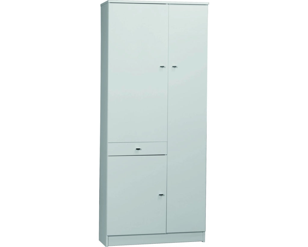 Mobile 3Ante 1Cassetti Bianco Lucido 77X34X183 16Sp. - Sarmog