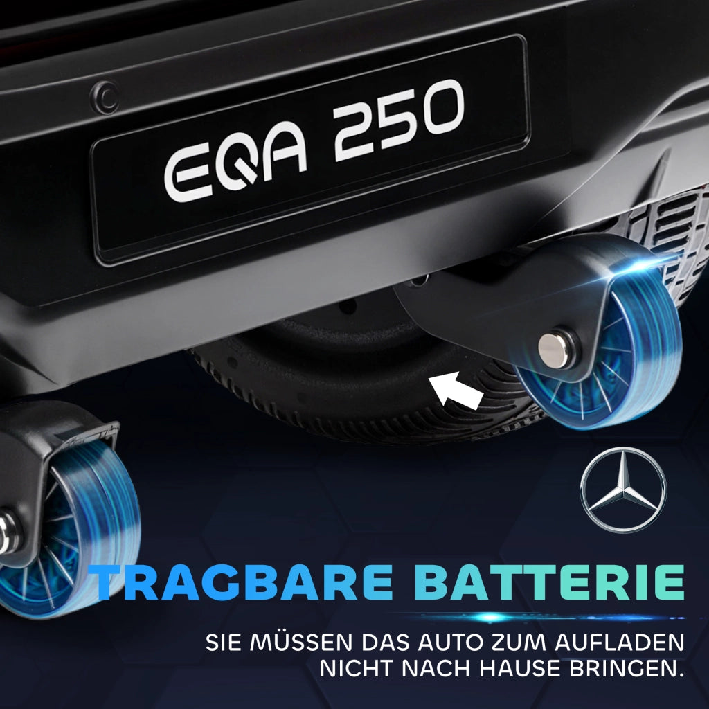 Auto Bambini Mercedes-Benz EQA ¨C zephmum ¨C Nero