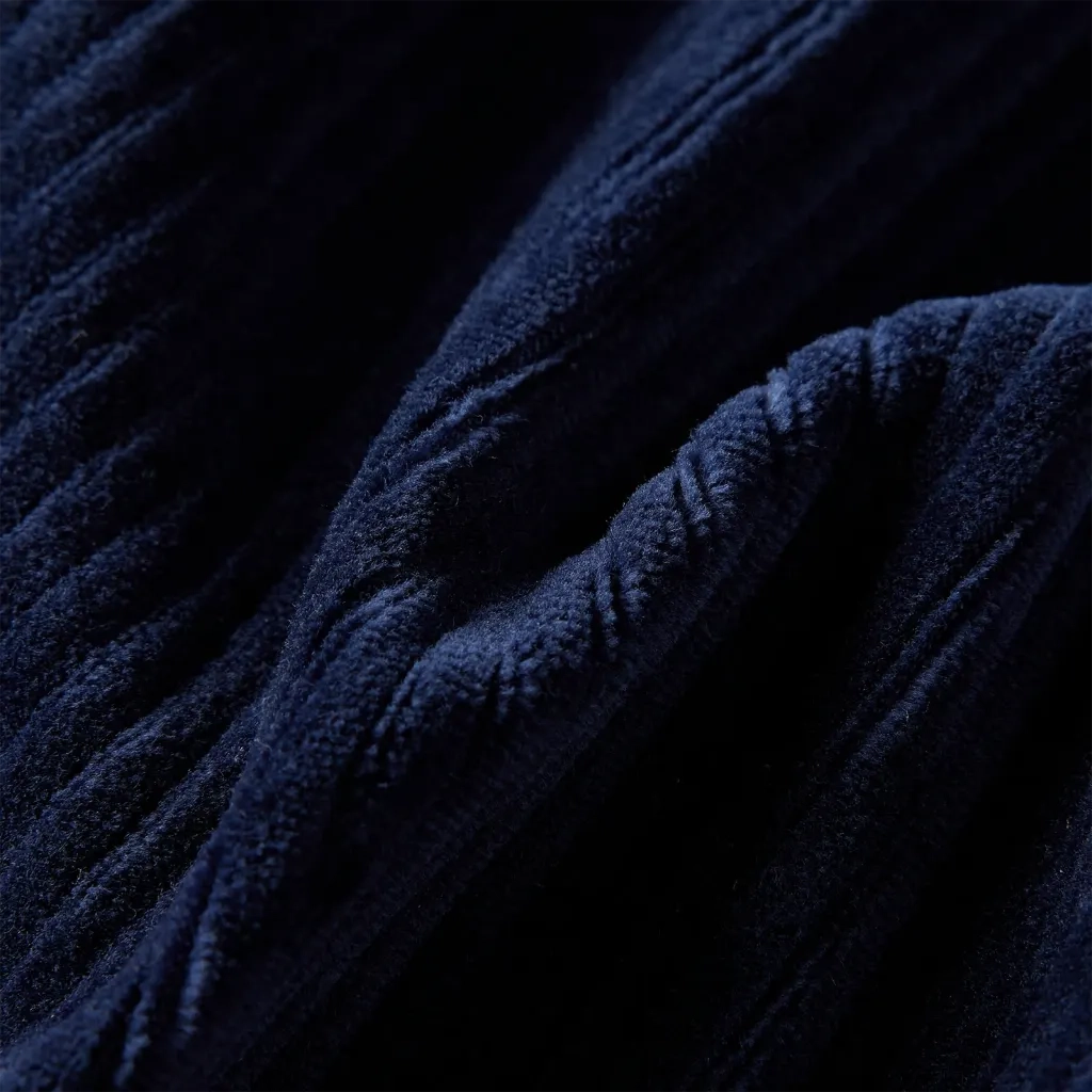 Pantaloni da Bambino in Velluto a Coste Blu Marino 116 13896