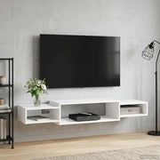 Mobile TV da Parete A parete Bianco 140 x 28 x 21 cm