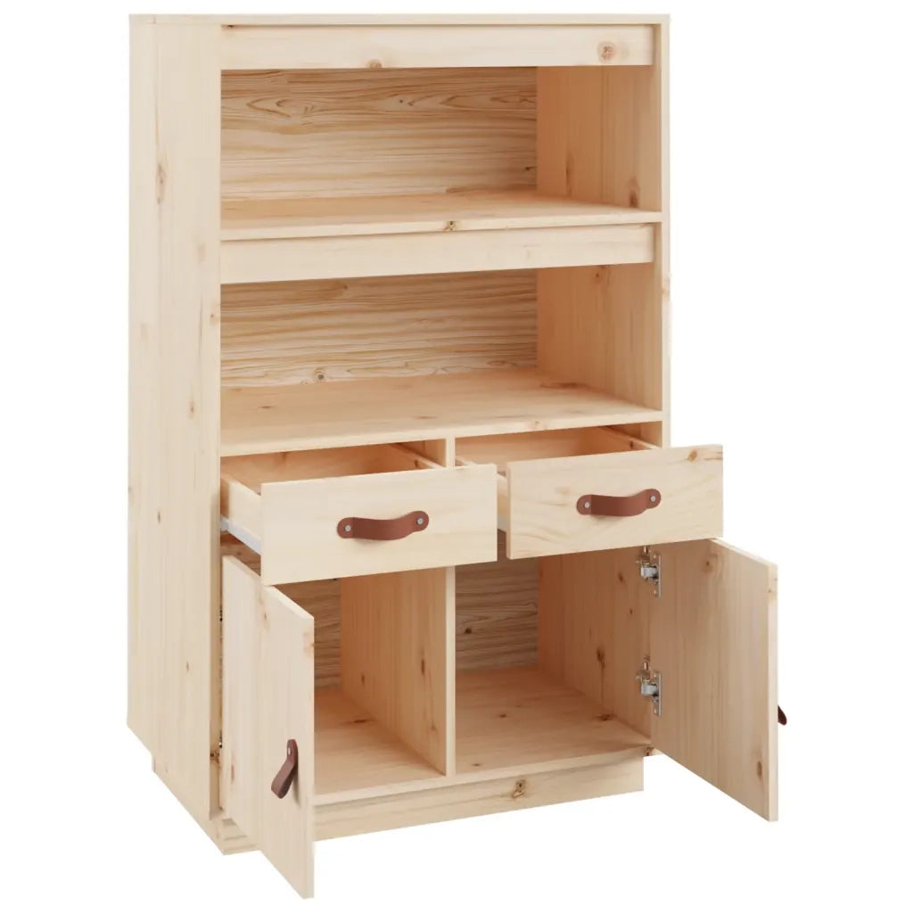 Credenza 67x40x108,5 cm in Legno Massello di Pino