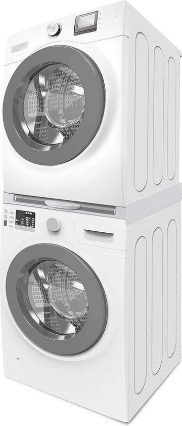 Set di sovrapposizione per lavatrice e asciugatrice con cassettiera e cintura di sicurezza con chiusura metallica - bianco

Dettagli prodotto:
- Modello: L60
- Set di sovrapposizione