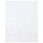 Piastrella Rettangolare 50 pcs Bianco 29 x 23 x 0,08 cm 42046170