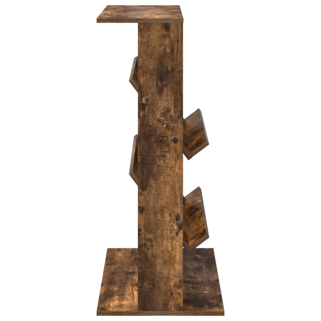 Scaffale per riviste Rovere fumé 70 x 41 x 96 cm