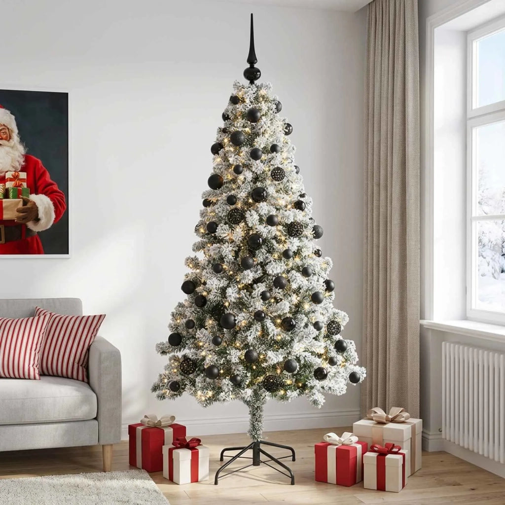 Albero di Natale Artificiale con Palline 240 cm 300 LED 3460814