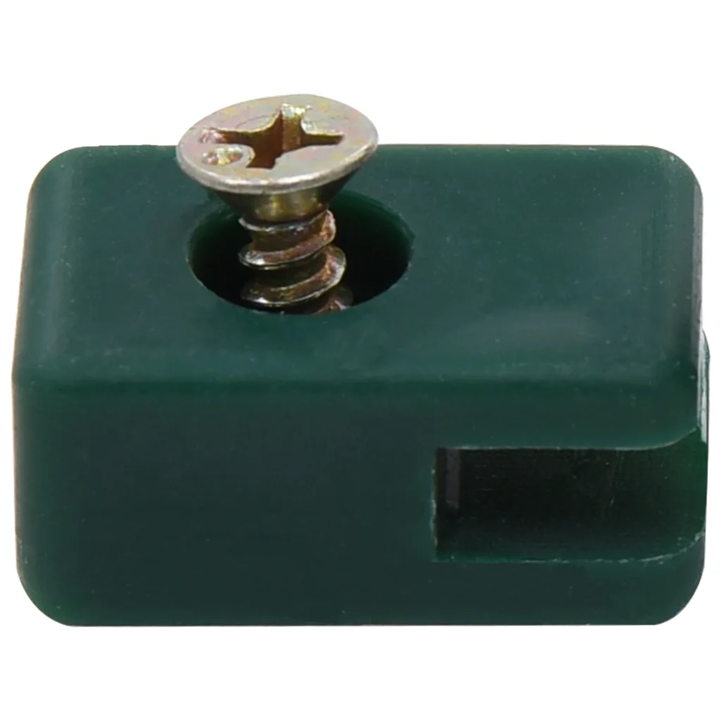 Supporto per Fili Recinzioni da Giardino con Vite 100 Set Verde 144507