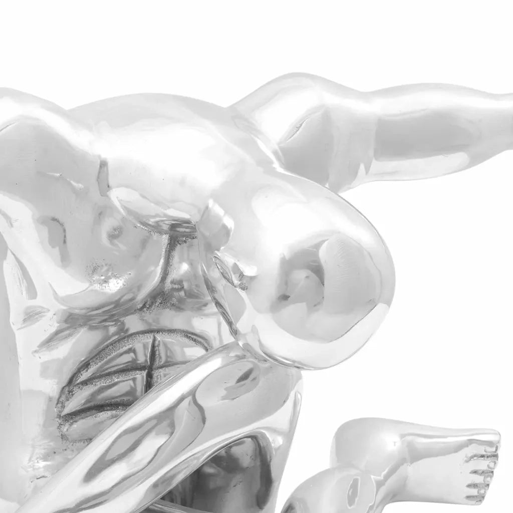 Scultura Argento 91,5 x 32 x 33 cm Alluminio CFW6582802