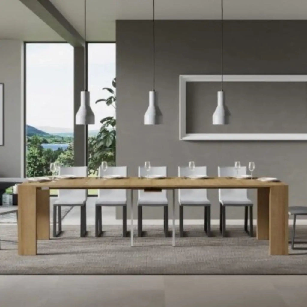 Consolle allungabile 90x40/300 cm Roxell quercia natura