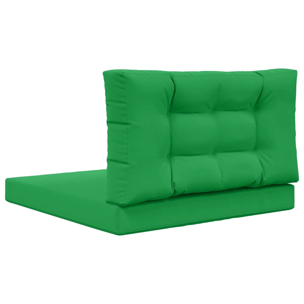 Cuscino per divano da esterno 2 pcs Verde Poliestere