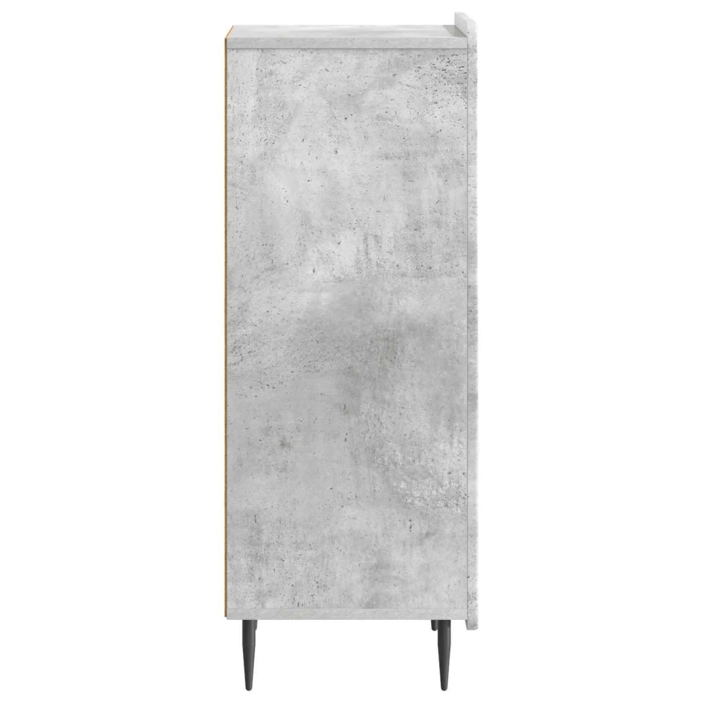 Credenza Grigio Cemento 34,5 x 33 x 92 cm Legno ingegnerizzato 894368