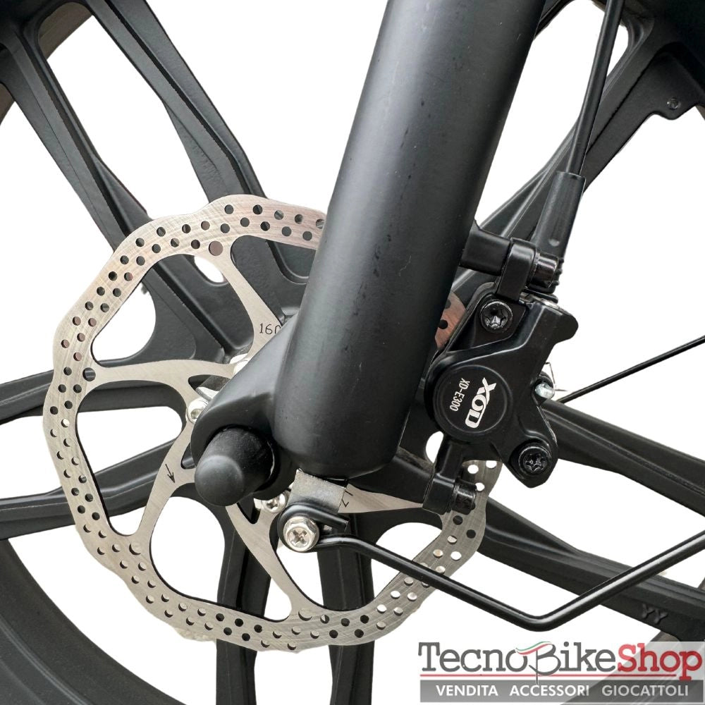 Bici Elettrica Pieghevole E-BIKE Fat Bike RKS RD08 Sport Bike Dallas Luxury 250w 48v-Rosso