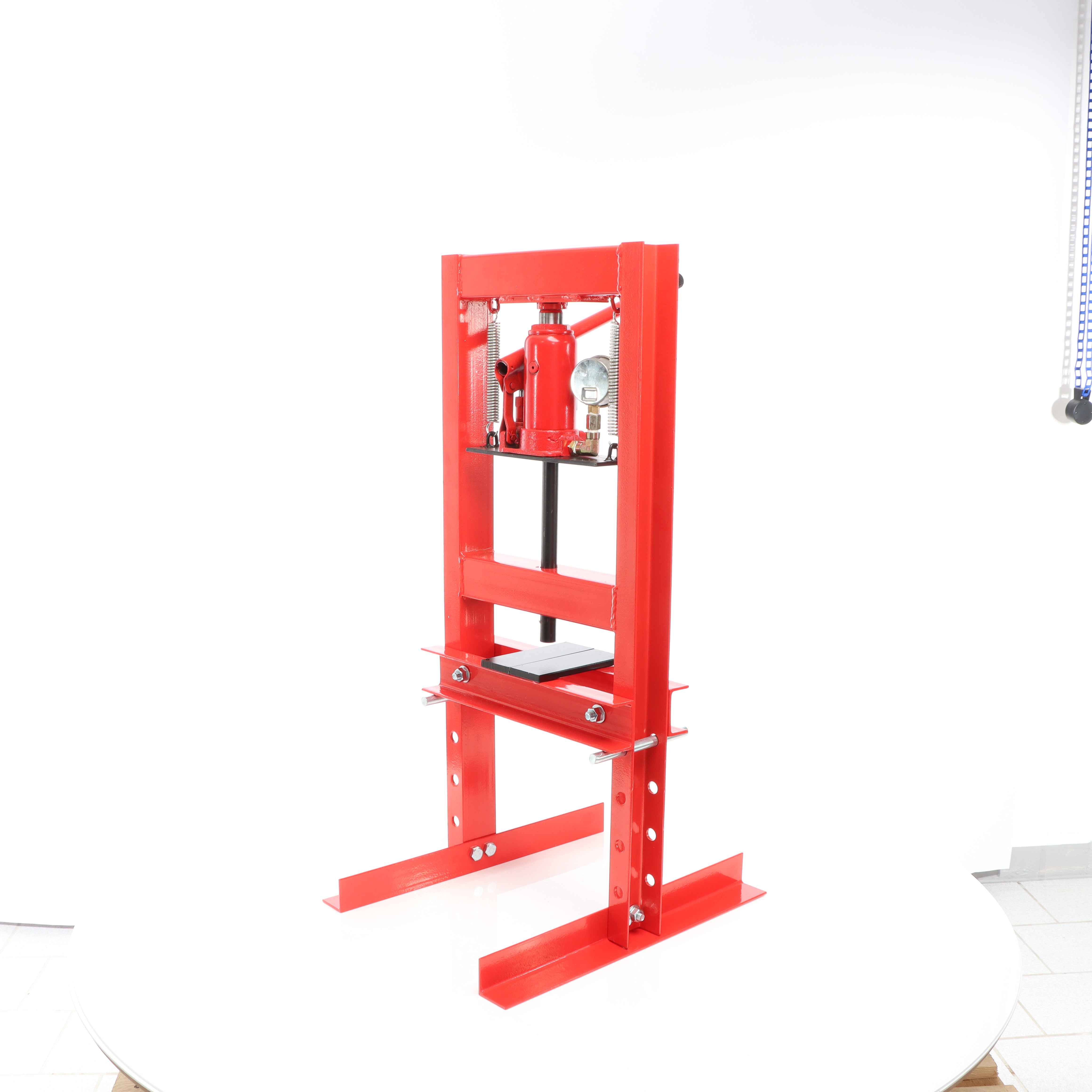 Pressa idraulica da officina 6t Pressa a telaio per cuscinetti con manometro