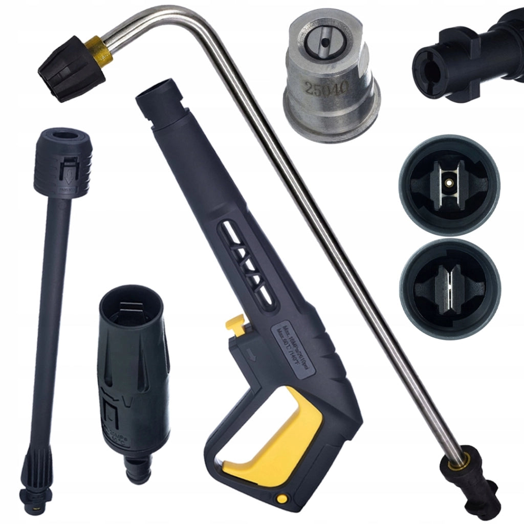 Pistola a Spruzzo con Lancia Vario e Lancia Angolare 800 mm – Compatibile con Idropulitrice Kärcher K2–K7 | Sistema