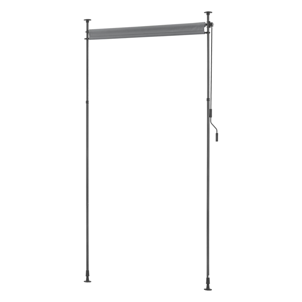 Tenda da esterno con aste telescopiche senza foratura 104 x 270 x 310 cm grigio scuro 03_0006565