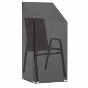 Copri Sedia da Giardino 8 Occhielli 65x65x110/150cm Polietilene 319336