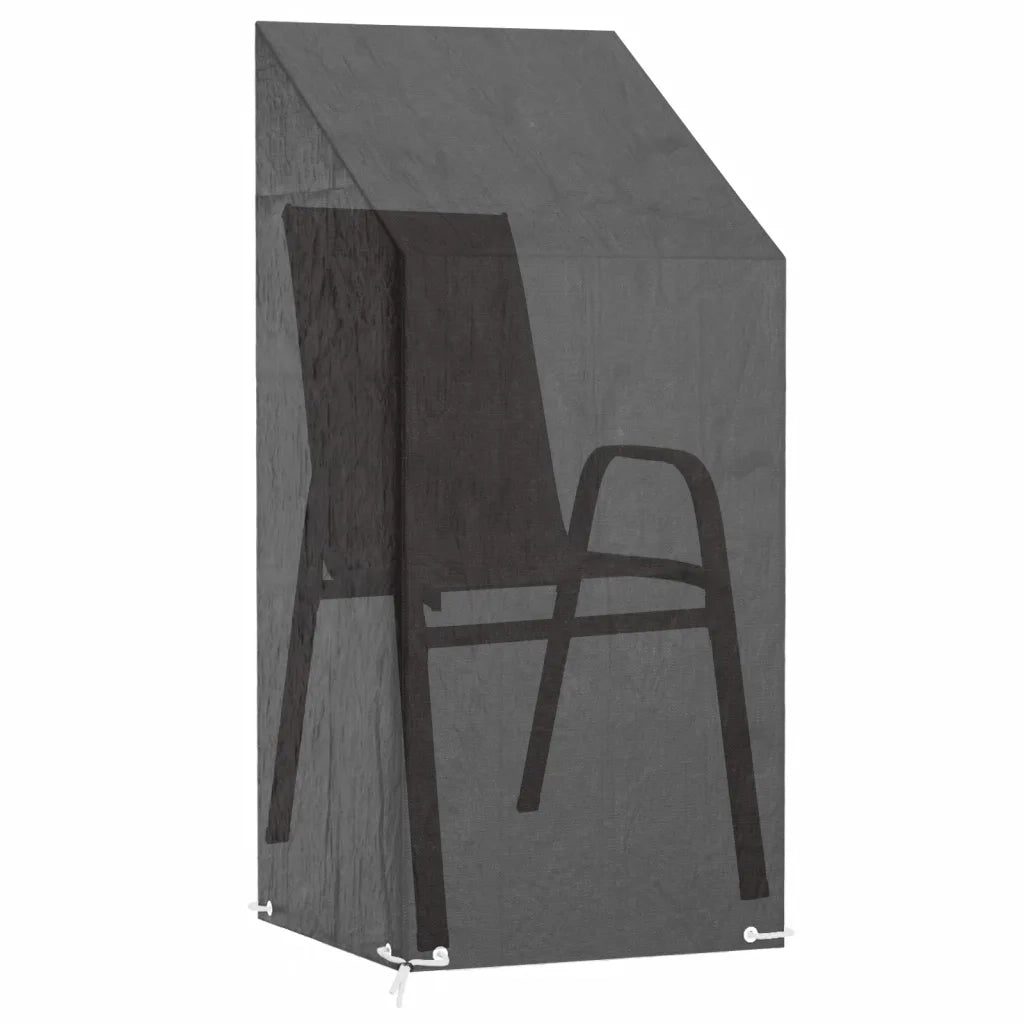 Copri Sedia da Giardino 8 Occhielli 65x65x110/150cm Polietilene 319336