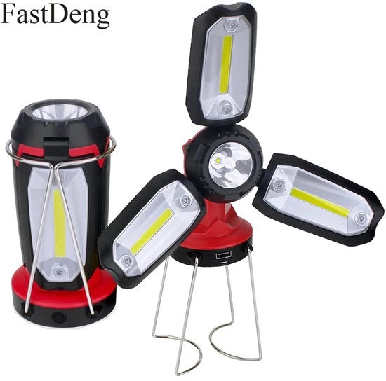 Lanterna multifunzionale per campeggio 10000mAh ricaricabile - lampada da campeggio 750 lumen - pieghevole - 8 livelli di illuminazione - IPX5 impermeabile - lanterna LED per tende outdoor