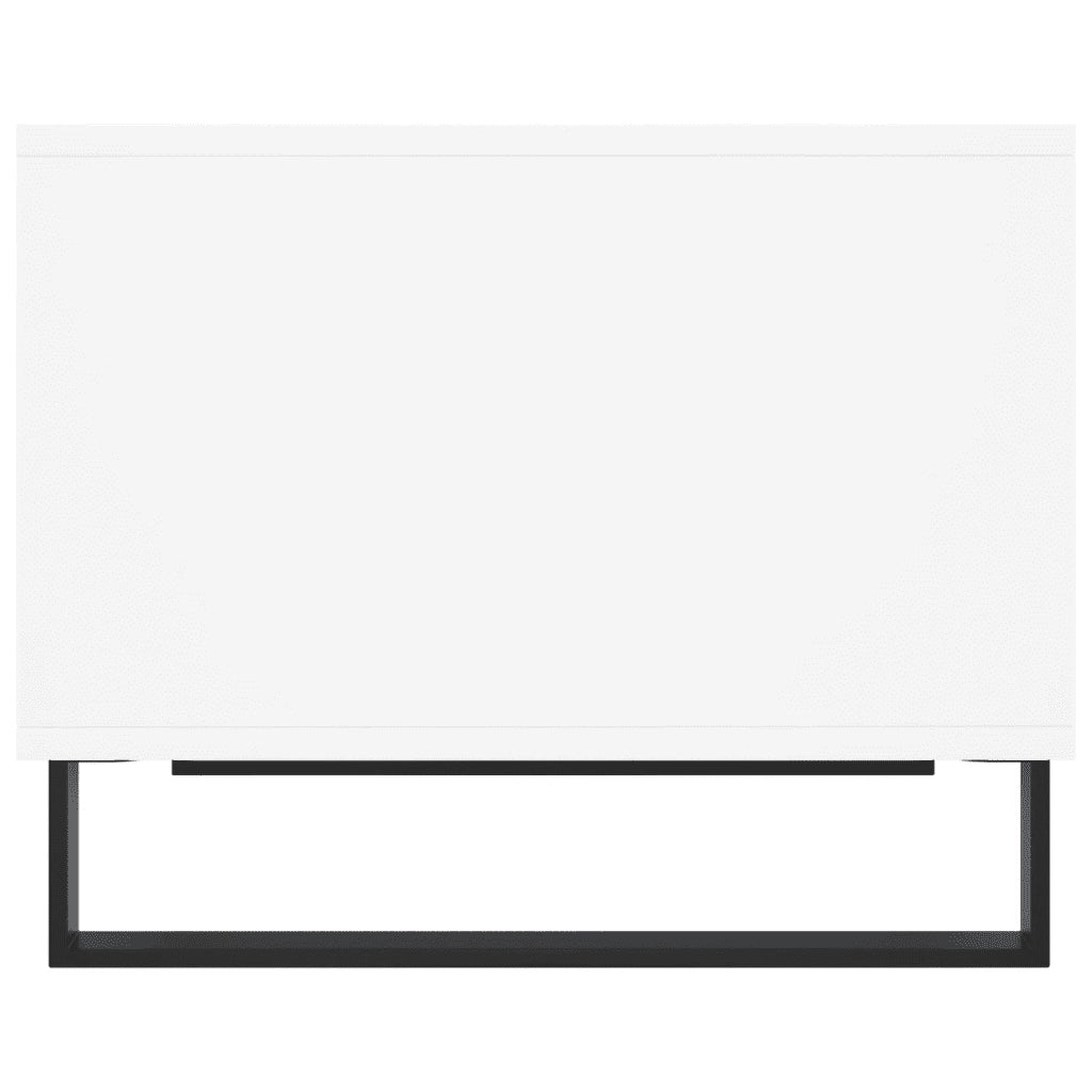 Tavolino da Salotto Bianco 60x50x40 cm in Legno Multistrato 829260