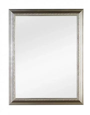 Specchiera in foglia argento rettangolare- misure:72 x 92 x 3