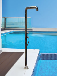 Doccia da Giardino con Soffione e Doccetta Arkema Diamond Inox I445