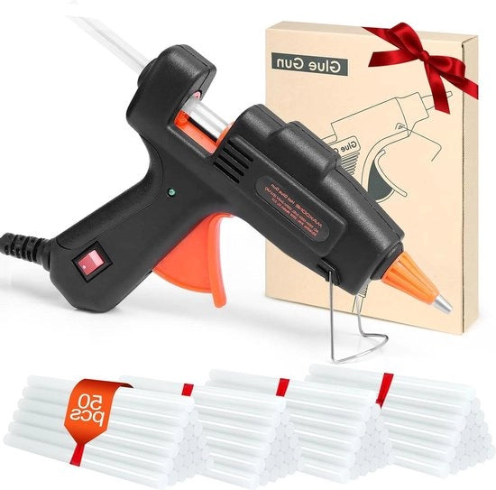 Set di 60 Sticchi di Colla a Fiamma per Artigianato e Piccoli Lavori - Riparazioni Veloci in Casa e Ufficio - 20 W Attrezzi per Colla a Fiamma