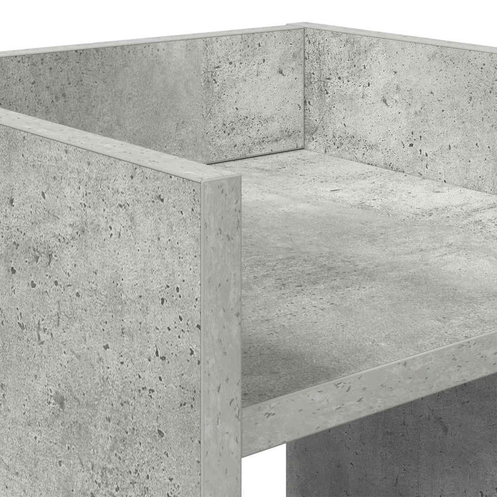 Supporto per piante 2 pcs Grigio Cemento 30 x 30 x 80 cm 899585