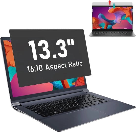 Schermo di Privacy per Laptop 13.3 Pollici - Protettore di Schermo per Laptop - Filtro di Schermo per Laptop