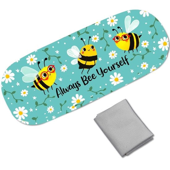 Portafoglio per occhiali da sole con chiusura in pelle - Custodia per occhiali da sole portatile