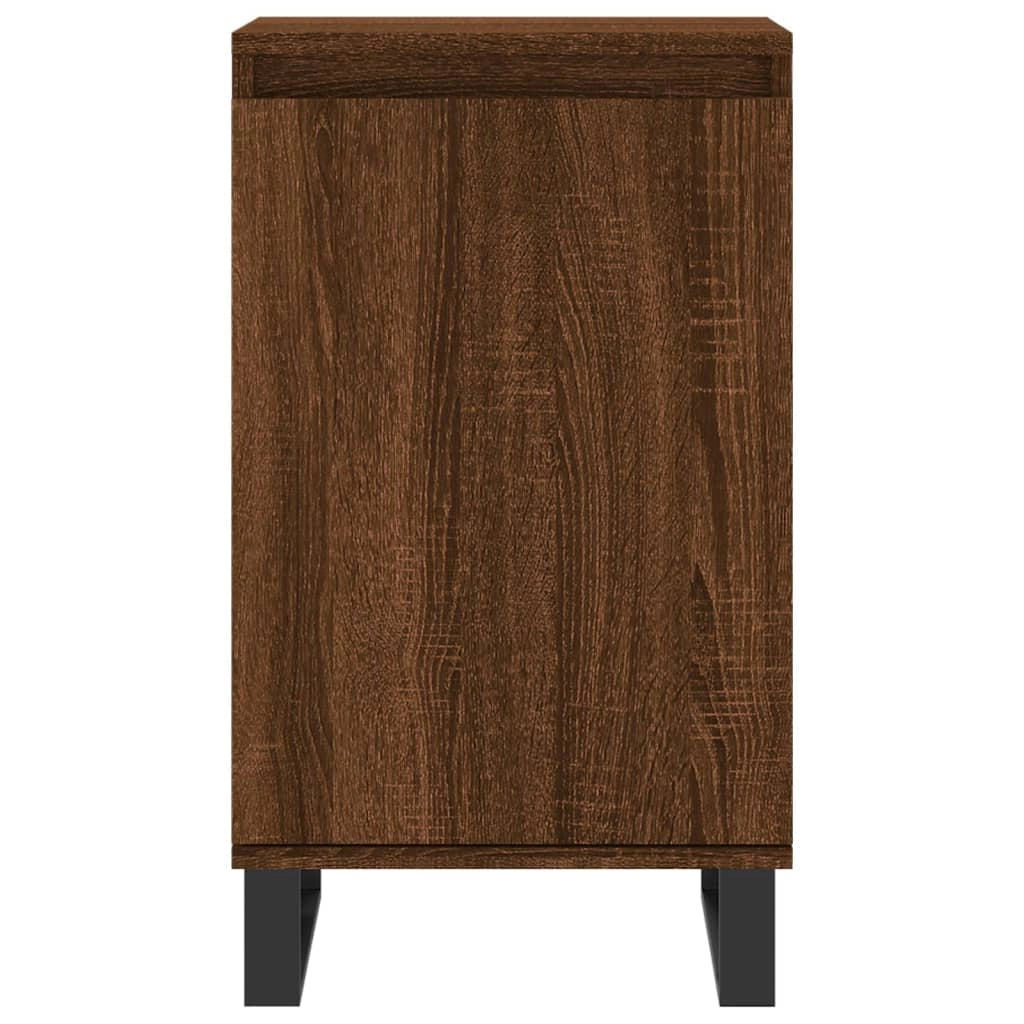 Buffet credenza cassettiera armadio mobile contenitore organizer per cucina soggiorno salotto set da 2 40 x 35 x 70 cm legno ingegnerizzato marrone 02_0036767