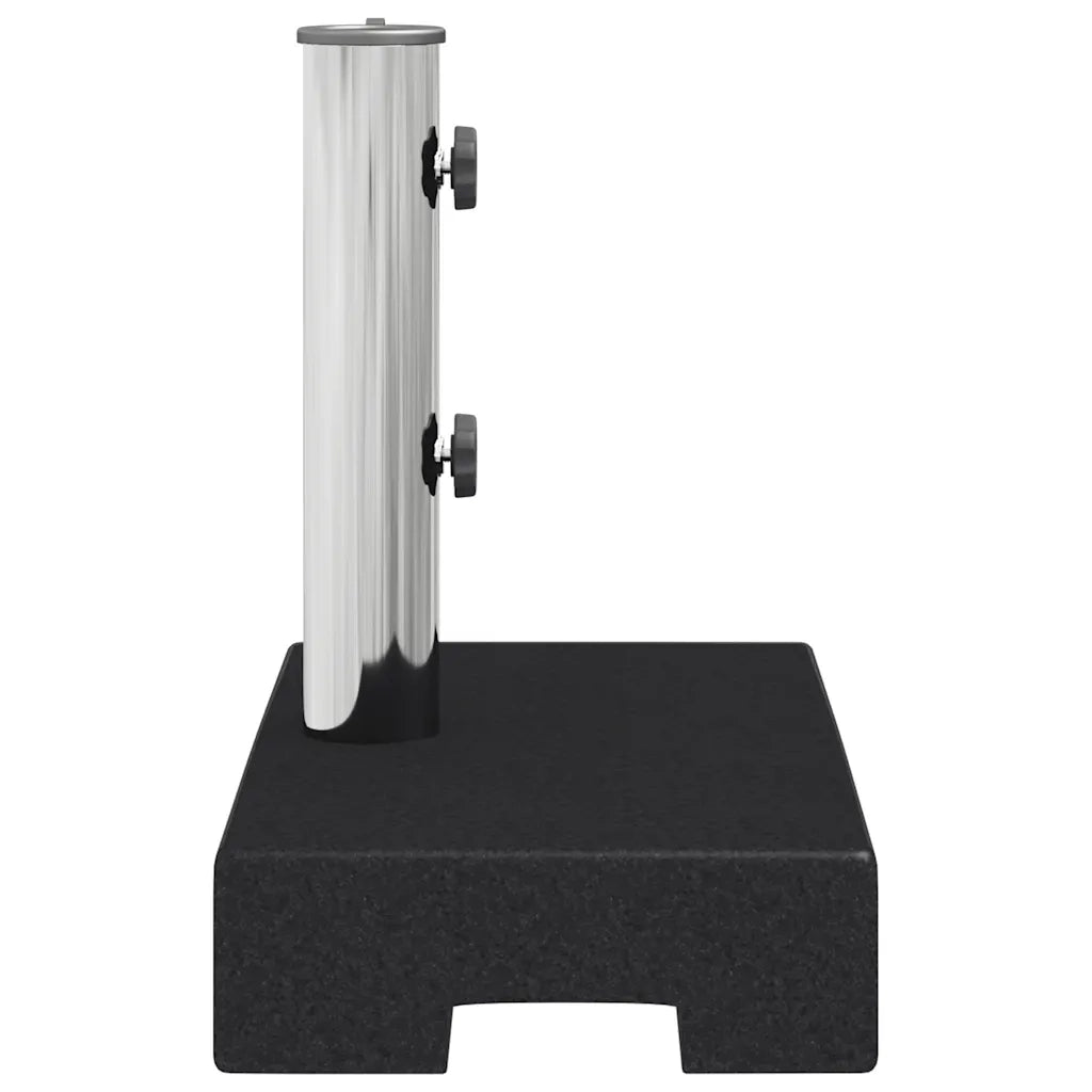 Base per Parasole in Granito Rettangolare 25 kg Nera CFW7543324