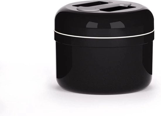 Sostegno per contenitori isolante metallico 25 litri nero-grigio - per il raffreddamento di alimenti e bevande