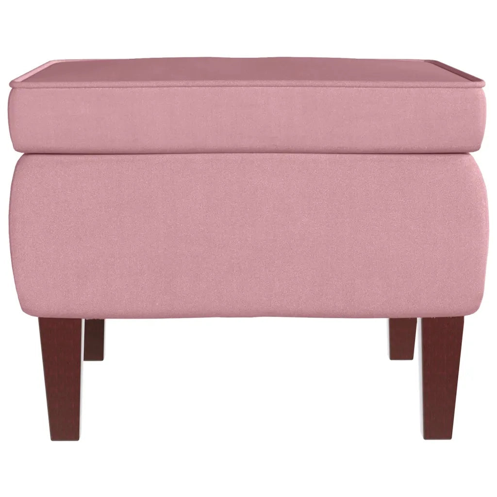 Sedia a dondolo con schienale alto in velluto rosso vino 3121234