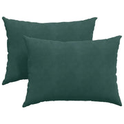 Cuscini da Divano 2 pz | Cuscini per sedie Verde Scuro 70 x 50 cm Tessuto in Cords