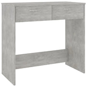 Scrivania tavolo postazione di lavoro mobile per computer studio 80 x 40 x 75 cm legno ingegnerizzato grigio 02_0023846