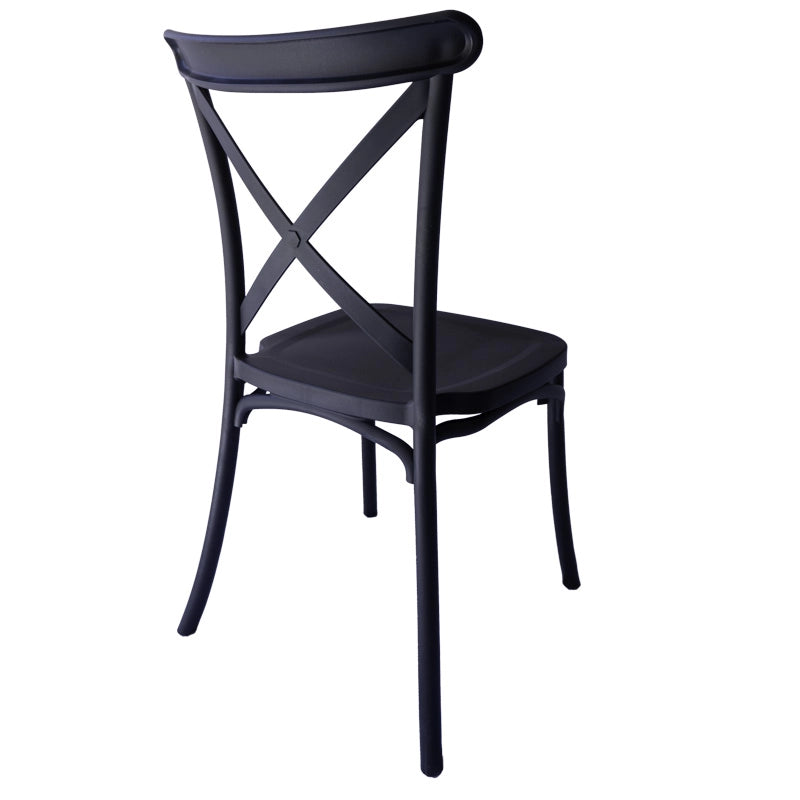 Sedia Cross Nera  - La Dea Sedia