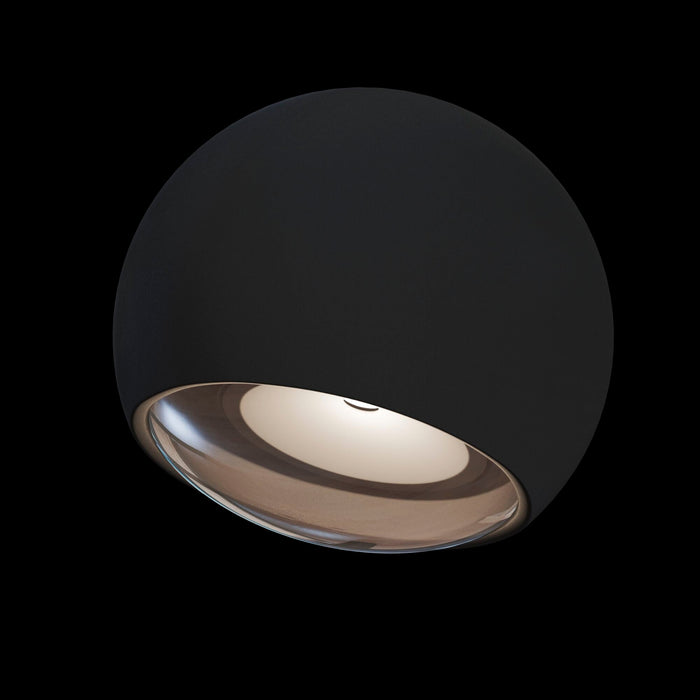 Lampada da parete Outdoor in Alluminio Stream Nero