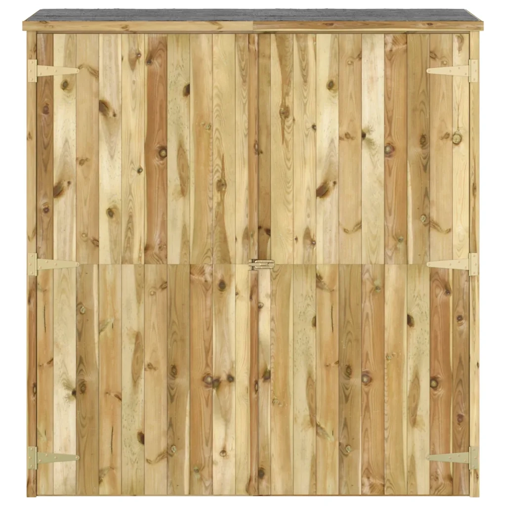 Rimessa Attrezzi da Giardino 163x50x171 cm in Pino Impregnato 46362