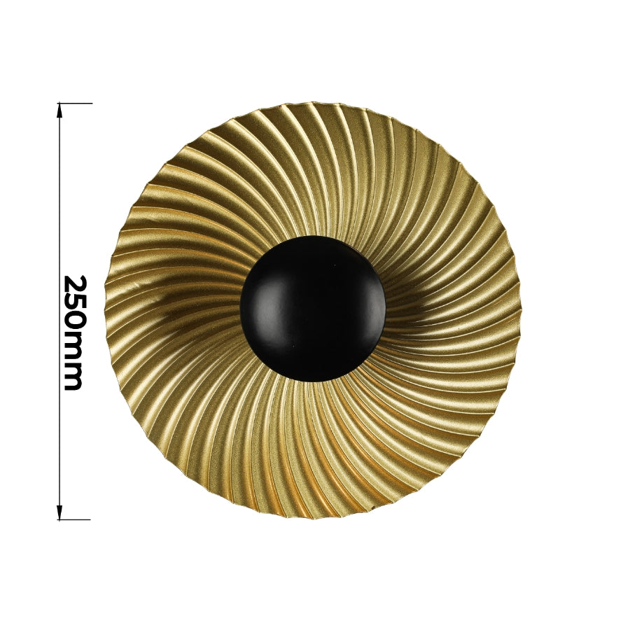 Applique da parete SOLA art déco oro 1xG9 Light Prestige