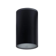 Faretto soffitto nero tondo 16cm IP65 E27 Kanlux Aqilo