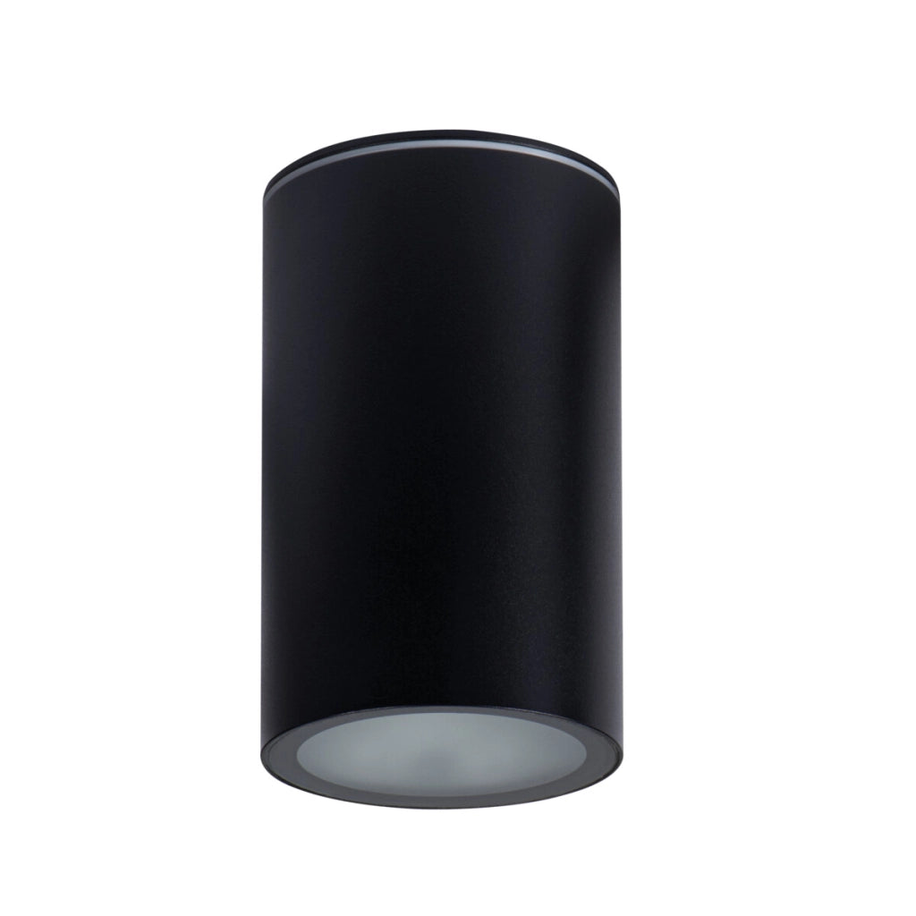 Faretto soffitto nero tondo 16cm IP65 E27 Kanlux Aqilo